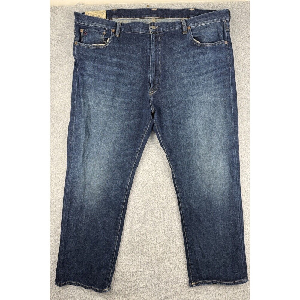 Polo Ralph Lauren Jeans Hampton Straight Mens 46Bx30 Blue Denim Straight Leg